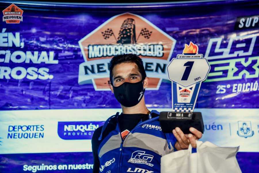 Marco Smith campeón del Supercross nocturno - Ministerio de Deportes Neuquén